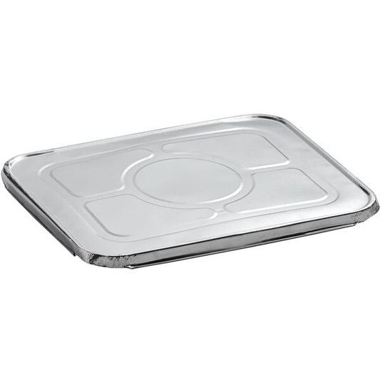 Aluminum Foil Pan Half Size Lid  - 100pcs/case