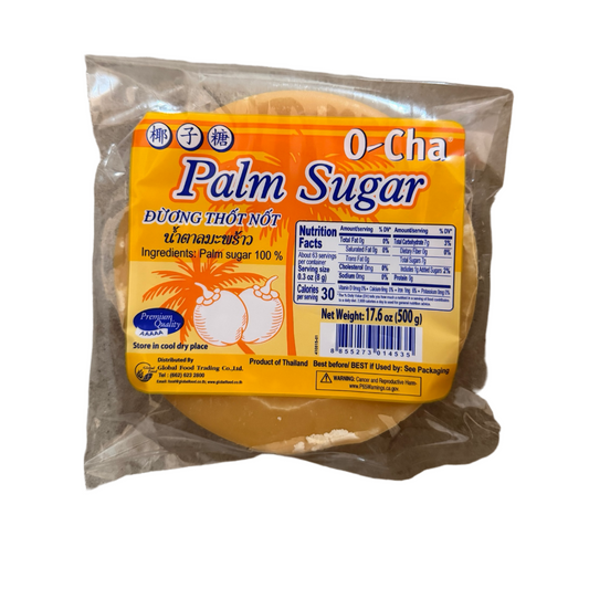 O-Cha Palm Sugar 17.6oz (500g) x 30/case