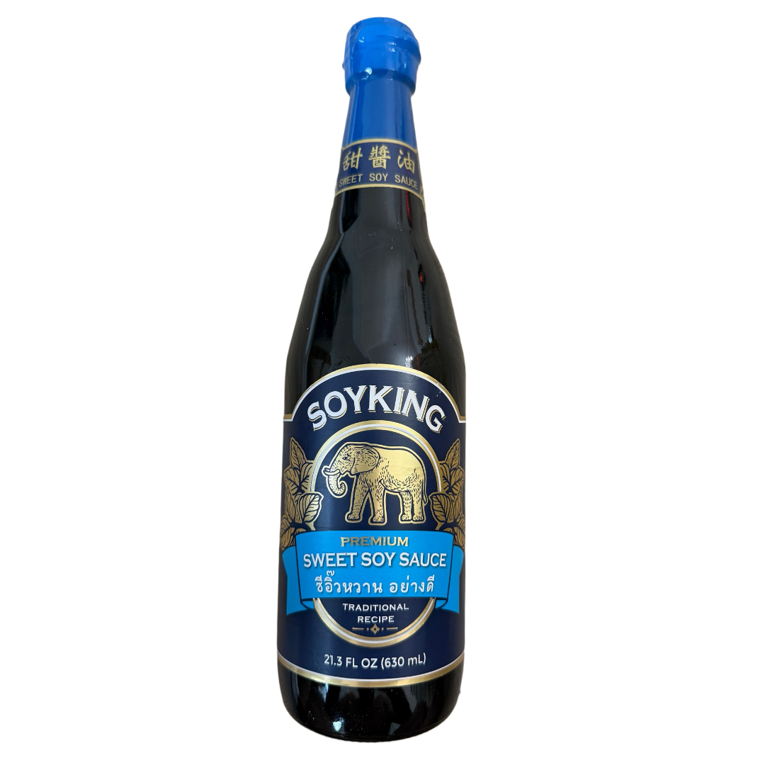 SoyKing Premium Sweet Soy Sauce 21.3fl oz (630ml) x 12 bottles/case