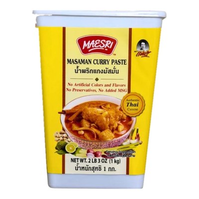 Mae Sri Masaman Curry Paste (1 kg) - 2 lb 3 oz x 6 jars/case