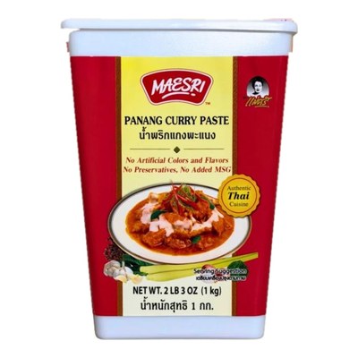 Mae Sri Panang Curry Paste (1 kg) - 2 lb 3 oz x 6 jars/case