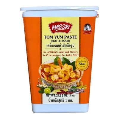 Mae Sri Tom Yum Paste (1 kg) - 2 lb 3 oz x 6 jars/case