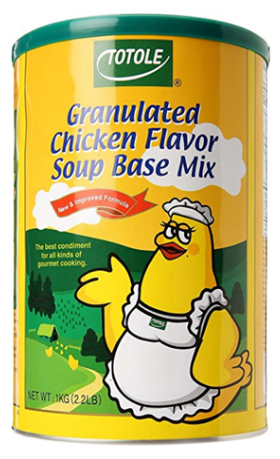 Totole Granulated Chicken Flavor Soup Base 2.2LB x 12 Can/case